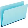 Pendaflex 9300 1-Inch Expansion Pressboard File Folders wit Straight Tab, Legal Size, Blue, Box of 25(Blue)