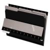 Pendaflex Interior File Folders, 1/3 Cut, Top Tab, Letter Size, Black 100 per Box (4210 1/3 BLA)(Letter)