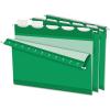 Pendaflex PFX42623 Ready-Tab Reinforced Hanging File Folders, Letter Size, Red, 5 Tab, 25/BX (42623)(Bright Green)