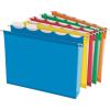 Pendaflex Ready-Tab Extra Capacity Reinforced Hanging File Folders, Letter Size, Assorted Colors, 5 Tab, 20/BX (42700)