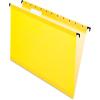 Pendaflex SureHook Reinforced Hanging Folders, Letter Size, Bright Green, 1/5 Cut, 20/BX (6152 1/5 BGR)(Yellow)