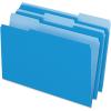 Pendaflex Two-Tone Color File Folders, Legal Size, Blue, 1/3 Cut, 100/BX (153 1/3 BLU)(Blue)