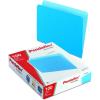 Pendaflex Two-Tone Color File Folders, Letter Size, Blue, Straight Cut, 100/BX (152 BLU)(Letter Size)