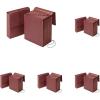 Pendaflex Vertical Reinforced Alpha A-Z/21 Pocket Expanding File, Letter Size, 1 Each (14000), Red Fiber(letter (Pack of 5))