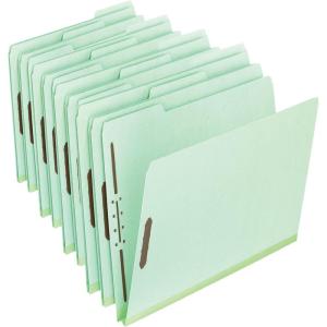 Pendaflex 17186 Pressboard Folders, 2 Fasteners, 2″ Expansion, 1/3 Tab, Legal, Green (Box of 25)(14 1/2″ x 9″ x 15″ (Pack of 4))