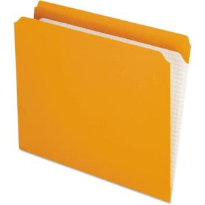 Pendaflex Color File Folders with Interior Grid, Letter Size, Blue, Straight Cut, 100/BX (R152 BLU)(Oe)