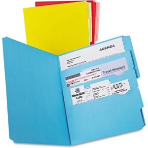 Pendaflex Divide It Up File Folders, Letter Size, Assorted Colors, 12/Pack (10773)(Size: 12 per pack (Pack of 12))