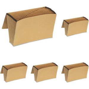Pendaflex Expanding Kraft File with Flap, A-Z Index, 15 x 10 , 1 Per box,(K-19A-OX),Brown, Legal(Legal (Pack of 5))