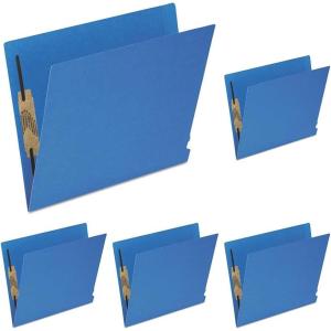 Pendaflex H10U13BL Reinforced End Tab Expansion Folder, Two Fasteners, Letter, Blue (Box of 50)(Letter (Pack of 5))