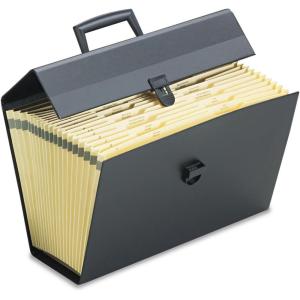 Pendaflex Portafile Expanding Organizer, 15 1/8″x 10 5/8″, Black (01156)(15 1/8″ x 10 5/8″ (Pack of 6))