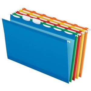 Pendaflex Ready-Tab Hanging File Folder, Assorted Colors, 1/5 Cut Tabs, Letter Size, 20 per Box (42891EE)(Legal)