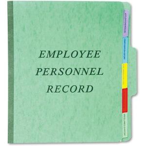 Pendaflex Vertical Personnel Folders, 1/3 Cut, Top Tab, Letter, Blue, 10 Per Box,(SER-1-BL)(Green)