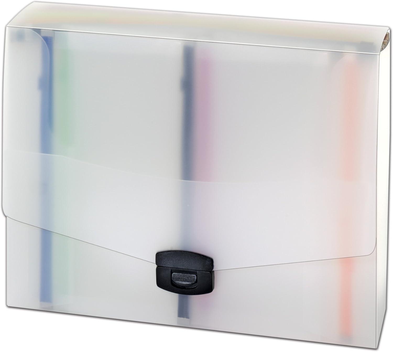 image:imageGlobeWeisPendaflex Poly Zip Files 15 Letter Size 5 Check Size Assorted Colors 84200
