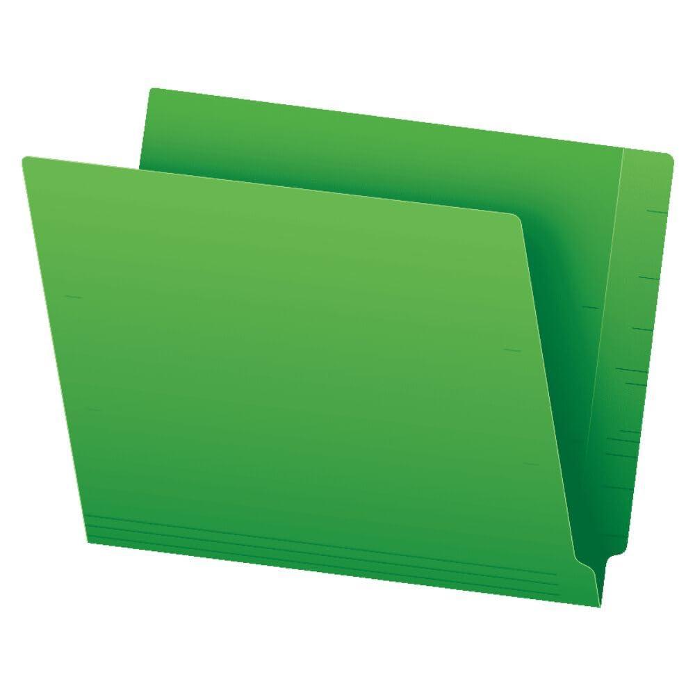 image:imagePendaflex Color End Tab Folders Full Tab Letter Size Green 100 per Box H110DGR