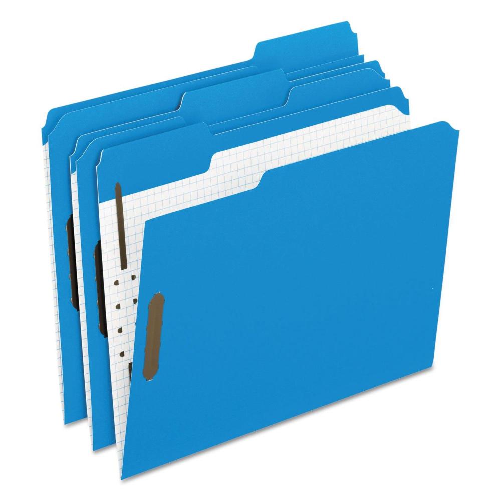 image:imagePendaflex Folders with Embossed Fasteners 13 Cut Top Tab Letter Blue 50 Per Box21301