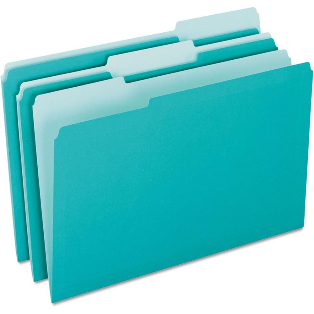 image:imagePendaflex Interior File Folders 13 Cut Top Tab Letter Size Pink 100 per Box 4210 13 PINAqua