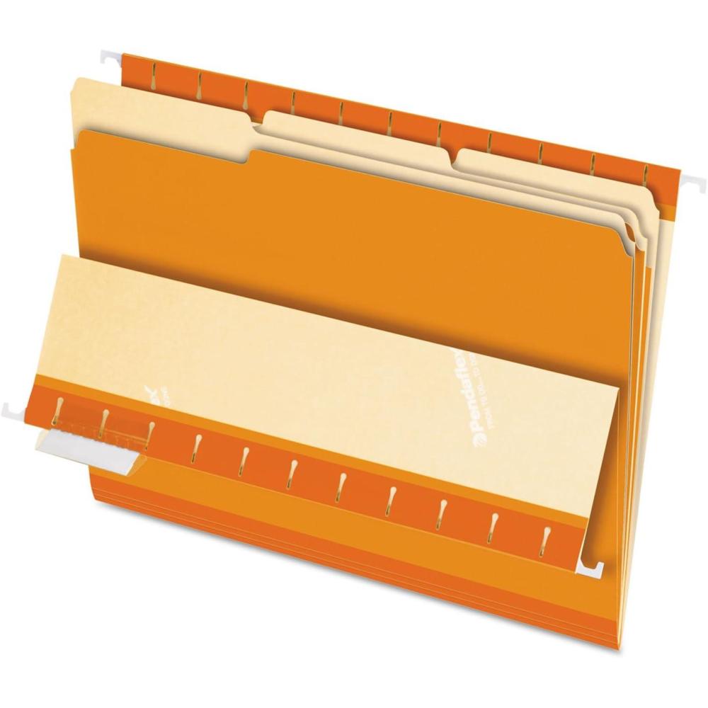 image:imagePendaflex Interior File Folders 13 Cut Top Tab Letter Size Pink 100 per Box 4210 13 PINOrange