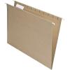EarthWise by Pendaflex 100% Recycled Hanging Folders, Letter Size, 1/5 Cut, Natural, 25 per Box (74542)(Natural)