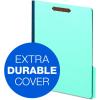 Globe Weis Pendaflex Pressboard Fastener Folders, Letter Size, Light Blue, 2″ Expansion, 1/3 Cut, 25/BX (61542)(Letter)