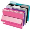 Pendaflex 1/3 Cut Top Tab Pastel Interior File Folders 100 Pack (421013ASST2)