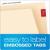 Pendaflex 13160 Laminated Spine End Tab Folder with 2 Fastener, 11 pt Manila, Letter (Box of 50)
