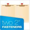 Pendaflex 13160 Laminated Spine End Tab Folder with 2 Fastener, 11 pt Manila, Letter (Box of 50)