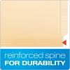 Pendaflex 13160 Laminated Spine End Tab Folder with 2 Fastener, 11 pt Manila, Letter (Box of 50)