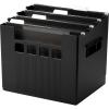 Pendaflex 43013 Desktop File w/Hanging Folders, Letter, Plastic, 12 3/4 x 10 x 11, Black