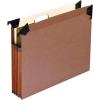 Pendaflex 45422 3 1/2″ Hanging File Pockets with Swing Hooks, 1/5 Tab, Letter, Brown (Box of 5), Red(Letter)