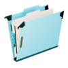 Pendaflex 59251 Pressboard Hanging Classi-Folder, 1 Divider/4-Sections, Letter, 2/5 Tab, Blue
