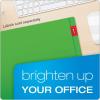 Pendaflex Color End Tab Folders, Full Tab, Letter Size, Green, 100 per Box (H110DGR)