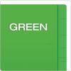 Pendaflex Color End Tab Folders, Full Tab, Letter Size, Green, 100 per Box (H110DGR)