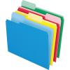 Pendaflex Colored File Folders, 24 Pack, Letter Size (8.5″ x 11″), 3 Tabs, Durable Paper, Assorted Colors: Blue, Green, Red & Yellow, Color-Coding for School, Office & Home Document Organization