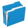 Pendaflex Folders with Embossed Fasteners, 1/3 Cut, Top Tab, Letter, Blue, 50 Per Box,(21301)