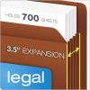 Pendaflex Heavy Duty End Tab File Pockets, Legal Size, Redrope, 3.5″ Expansion, 10/BX (95545)(Legal (Pack of 5))