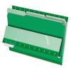Pendaflex Interior File Folders, 1/3 Cut, Top Tab, Letter Size, Pink, 100 per Box (4210 1/3 PIN)(Bright Green)
