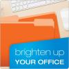 Pendaflex Interior File Folders, 1/3 Cut, Top Tab, Letter Size, Pink, 100 per Box (4210 1/3 PIN)(Orange)