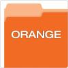 Pendaflex Interior File Folders, 1/3 Cut, Top Tab, Letter Size, Pink, 100 per Box (4210 1/3 PIN)(Orange)