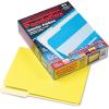 Pendaflex Interior File Folders, 1/3 Cut, Top Tab, Letter Size, Pink, 100 per Box (4210 1/3 PIN)(Yellow)