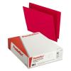 Pendaflex PFXH10U13R Color End-Tab Fastener Folders, Letter Size, Red, Straight Cut, 50/BX (H10U13R)