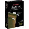 Pendaflex Ready-Tab Reinforced Hanging File Folders, Legal Size, Standard Green, 6 Tab, 25/BX (42591)(Legal)