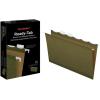 Pendaflex Ready-Tab Reinforced Hanging File Folders, Legal Size, Standard Green, 6 Tab, 25/BX (42591)(Legal)