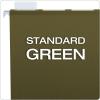 Pendaflex Ready-Tab Reinforced Hanging File Folders, Legal Size, Standard Green, 6 Tab, 25/BX (42591)(Letter)