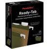 Pendaflex Ready-Tab Reinforced Hanging File Folders, Legal Size, Standard Green, 6 Tab, 25/BX (42591)(Letter (Pack of 10))