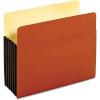 Globe-Weis/Pendaflex File Pockets, 5.25-Inch Expansion, Tyvek Gussets, Letter Size, Brown, 10 Pockets per Pack (63274)