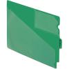 Pendaflex 13543 End Tab Vinyl Outguides w/Center Tab Printed Out, Letter Size, Green, 50/box(Green)