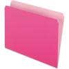 Pendaflex 152PIN Colored File Folders, Straight Cut, Top Tab, Letter, Pink/Light Pink, Box of 100(Letter)