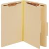 Pendaflex Globe-Weis/Pendaflex Classification Folders, 2/5 Cut Tab, 1 Divider, Bonded Fasteners, Legal Size, Manila, 10 Folders Per Box (98621GW)(Legal)