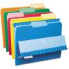 Pendaflex Interior File Folders, 1/3 Cut, Top Tab, Letter Size, Pink, 100 per Box (4210 1/3 PIN)(Bright Assort)