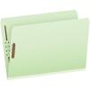 Pendaflex Pressboard Fastener Folders, Legal Size, Light Green, 2″ Expansion, Straight Cut, 25/BX (17185)(Legal)